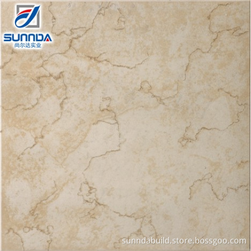 2016 kitchen anti-slip beige color cheap natural stone look ceramic tile for flooring